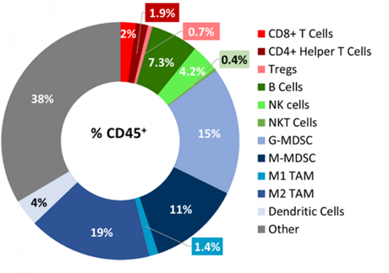 Fig. 2: Immunophenotyping of Tumor Immune Cell Infiltrates in the B16-F10 Model.