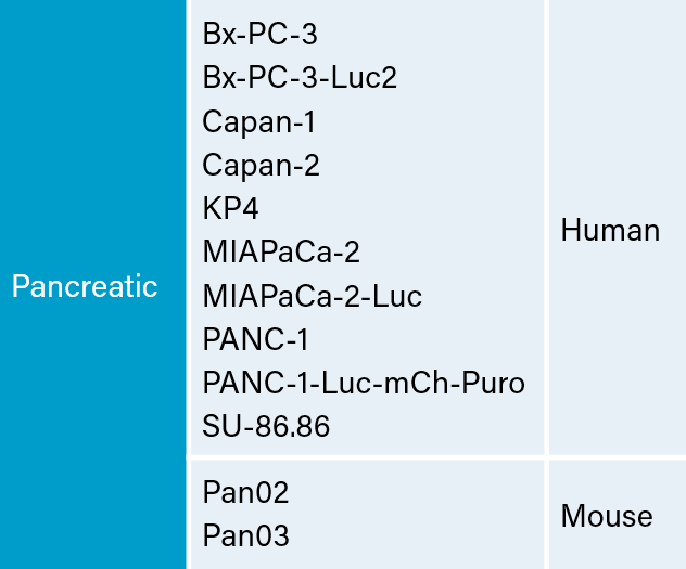 Pancreatic Carcinoma Cell Lines at Labcorp