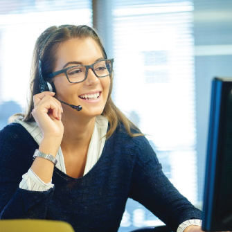 Xcellerate Patient Access Toolkit - photo of a woman on the phone